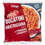 Bucatini all'amatriciana con pomodoro e guanciale
COOP
550 G