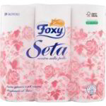 Carta igienica seta 2 veli rotoli x18