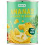 Ananas sciroppato in succo
COOP
340 G