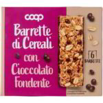 Barrette di cereali al cioccolato fondente
COOP
6 X 21 G
