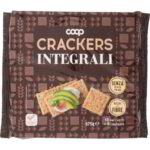 Crackers integrali
COOP
18 X 37,5 G