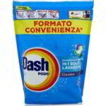 DASHDetersivo lavatrice igienizza classico pods x50
